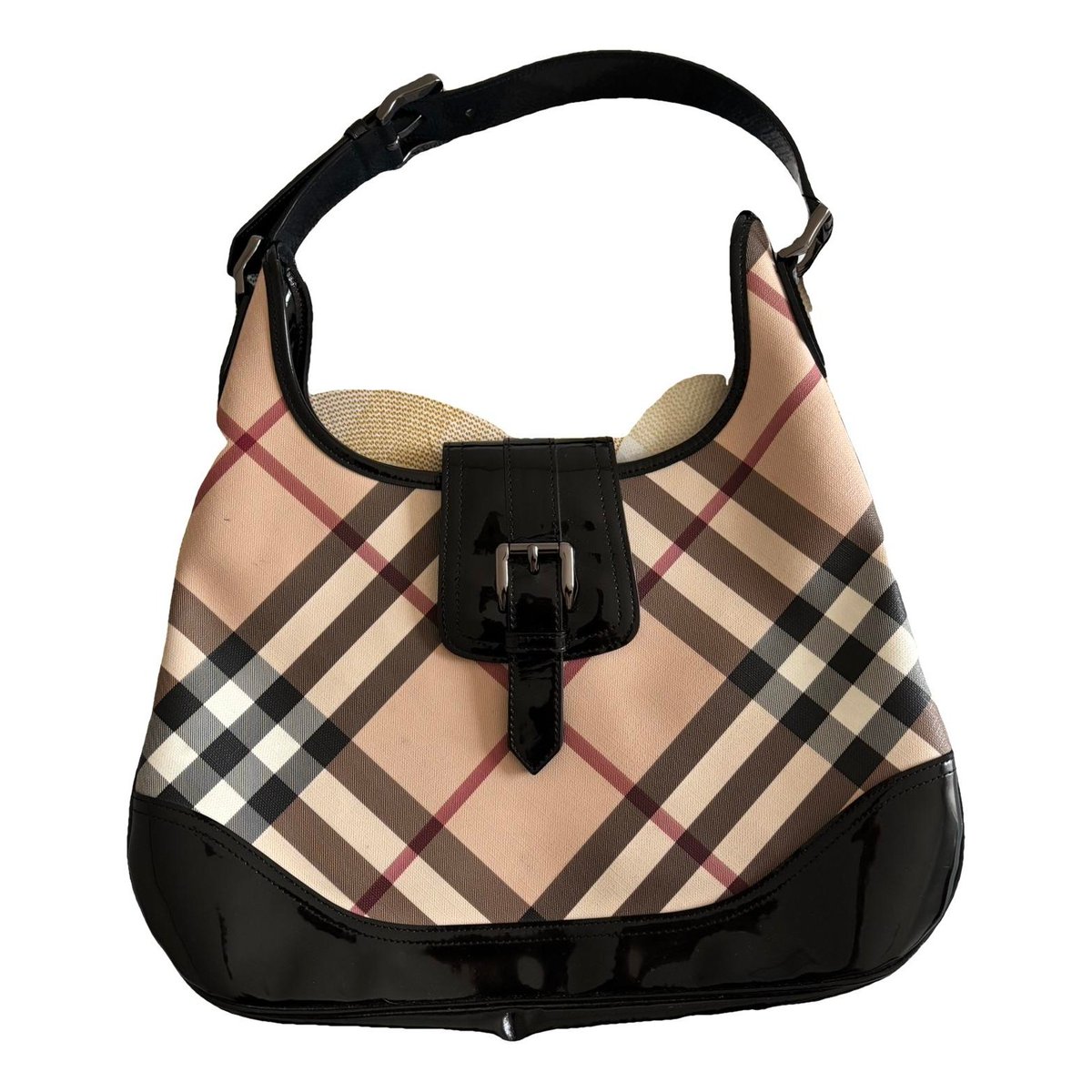 Brook patent leather handbag