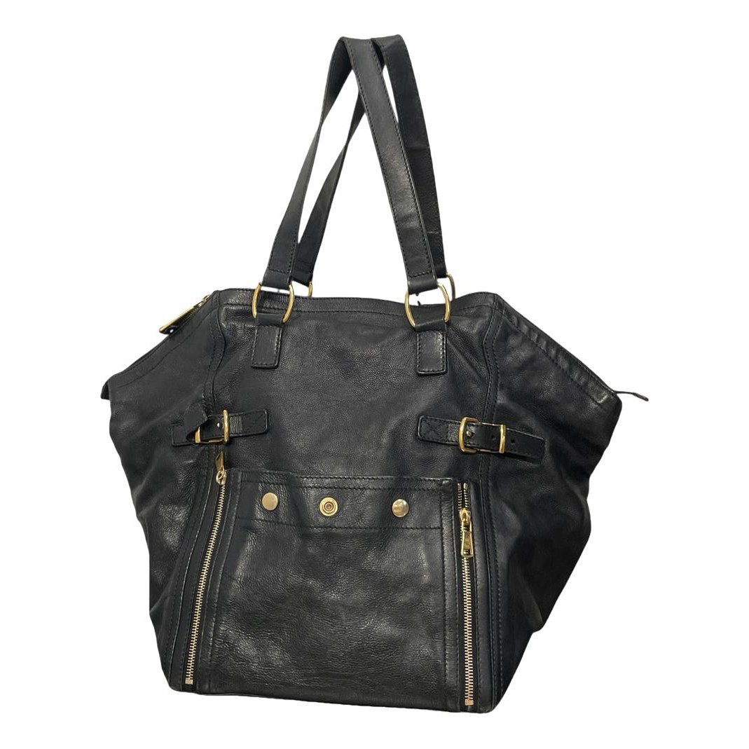 Downtown leather tote