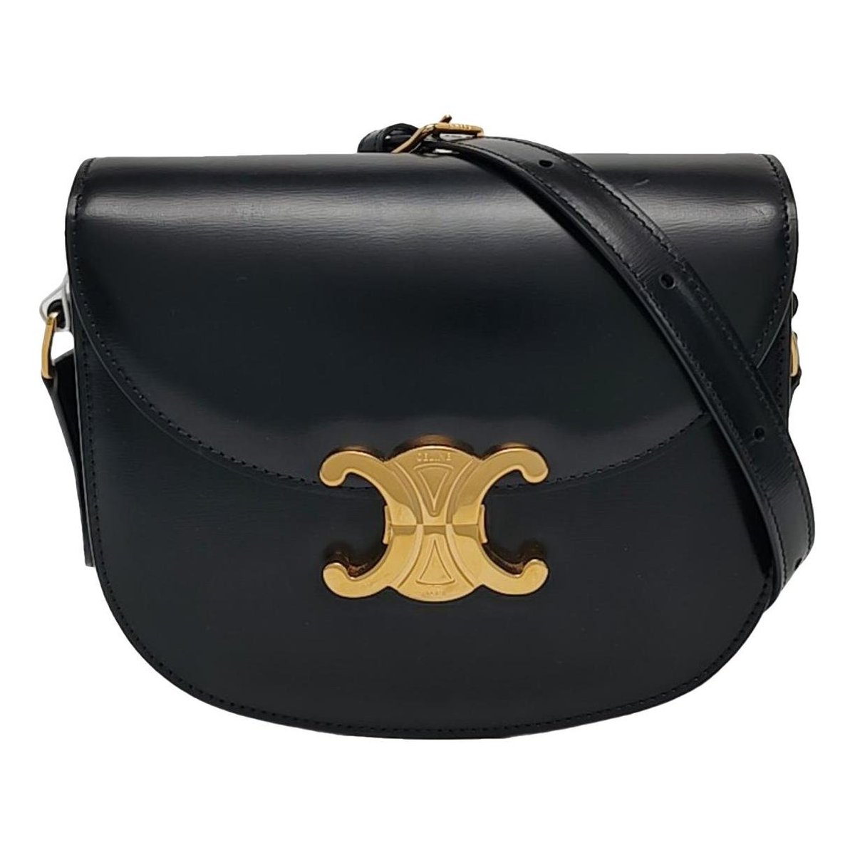Triomphe leather handbag