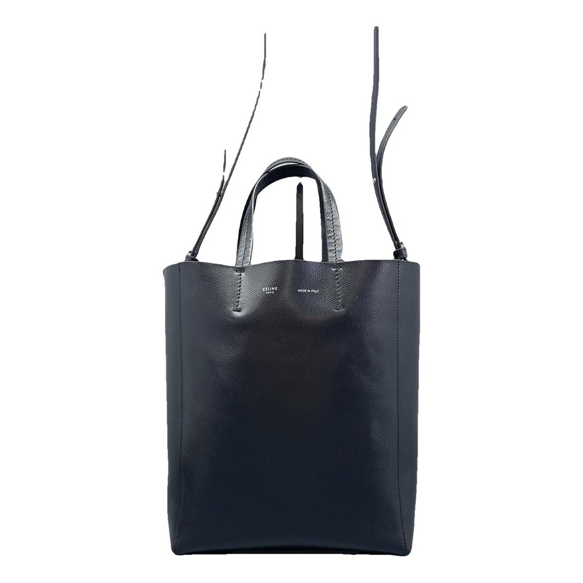 Cabas leather handbag