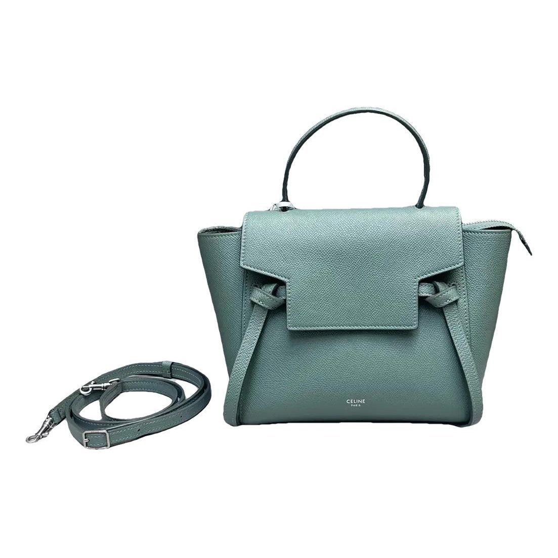 Belt leather crossbody bag