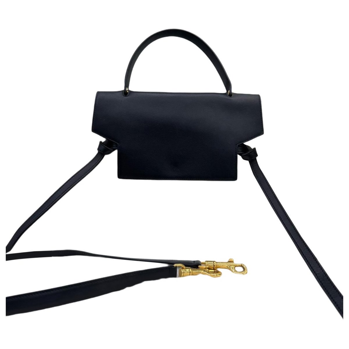 Belt leather handbag