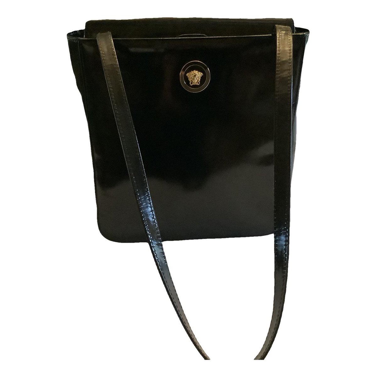 Patent leather handbag