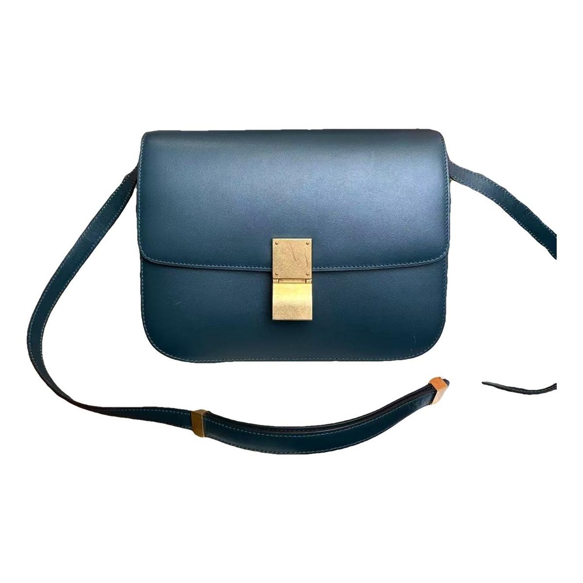 Classic leather crossbody bag