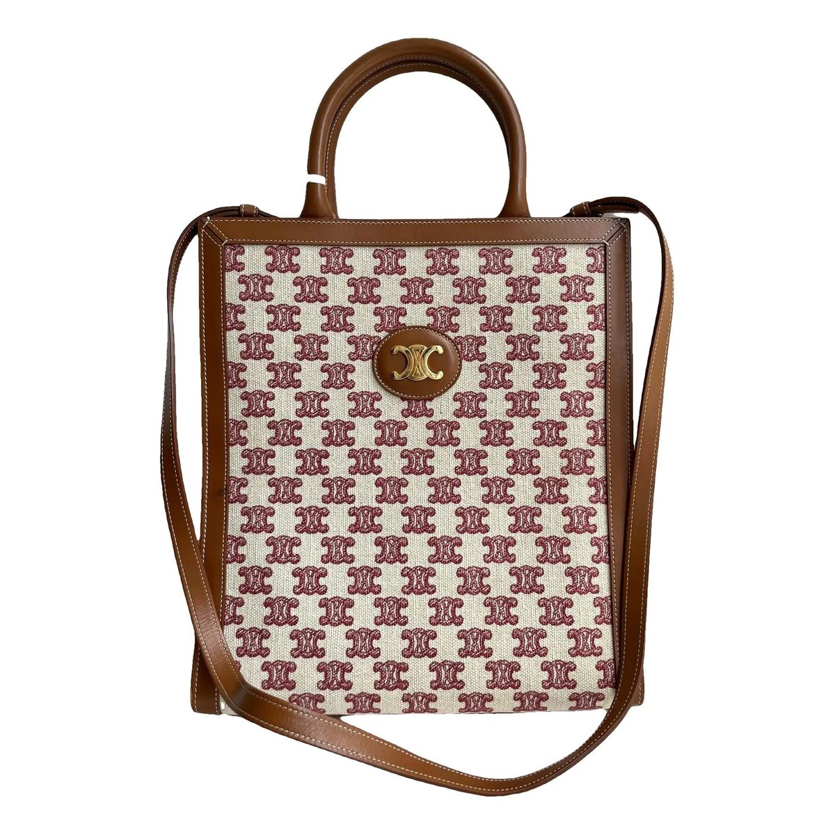 Cabas leather handbag