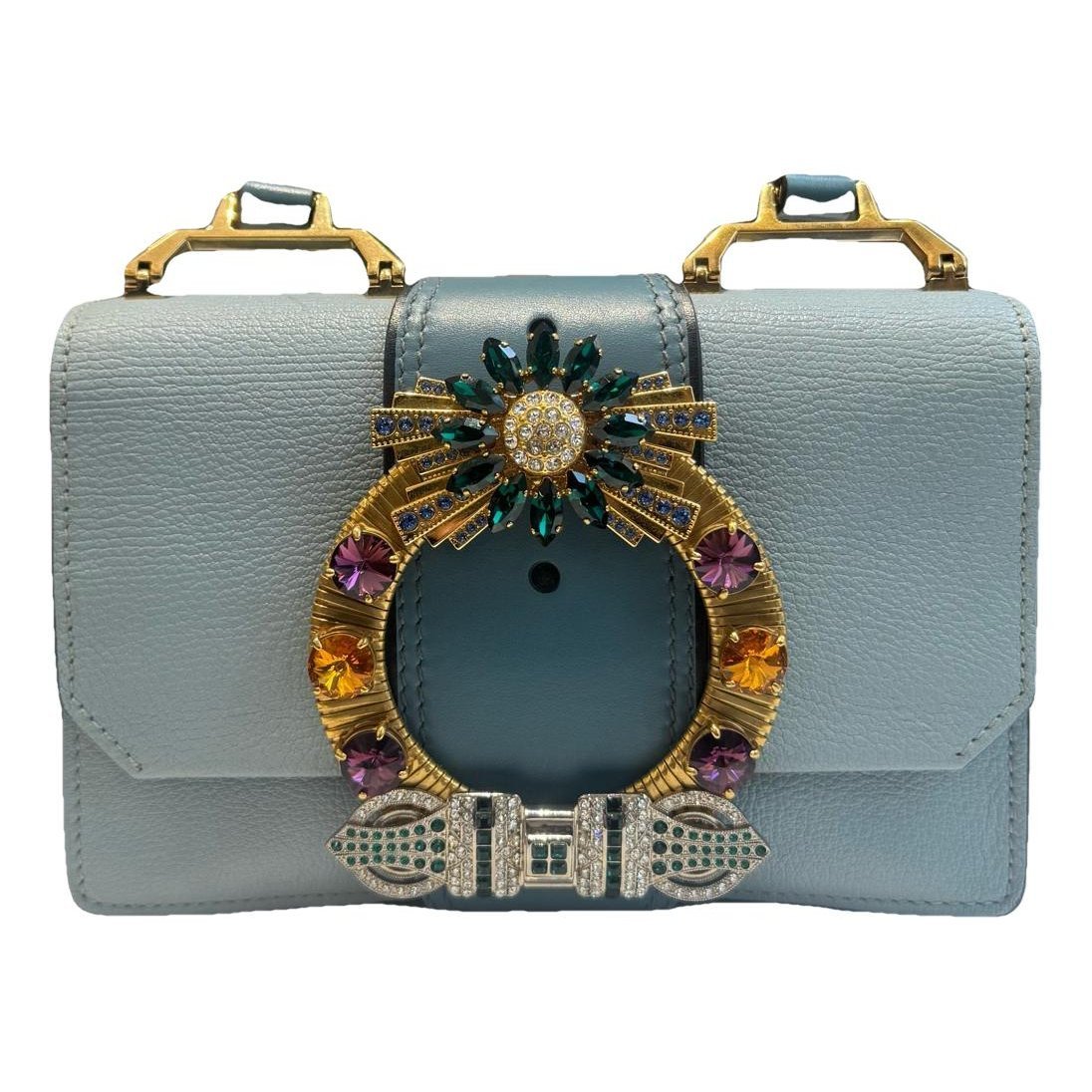 Miu Lady leather handbag