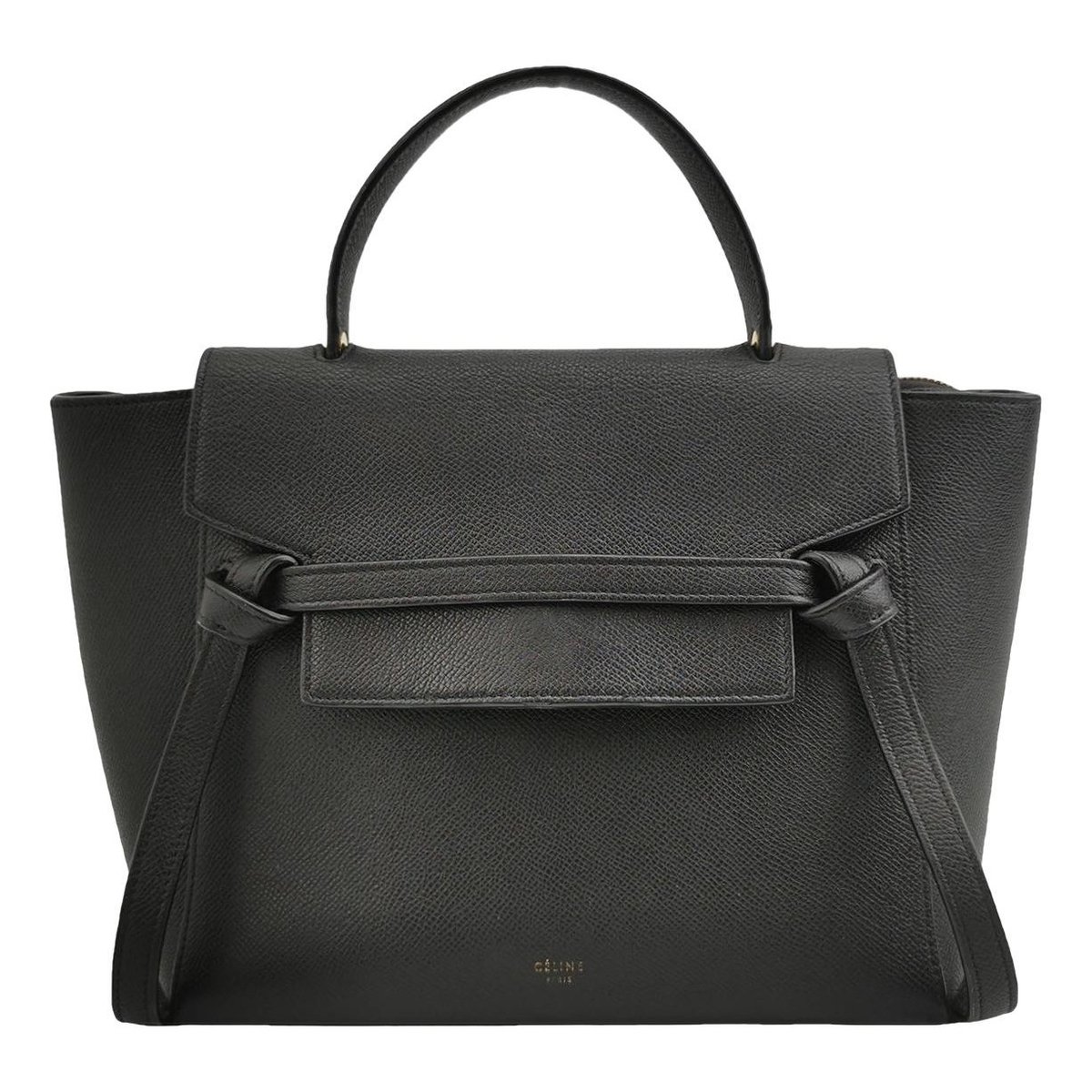 Belt leather handbag