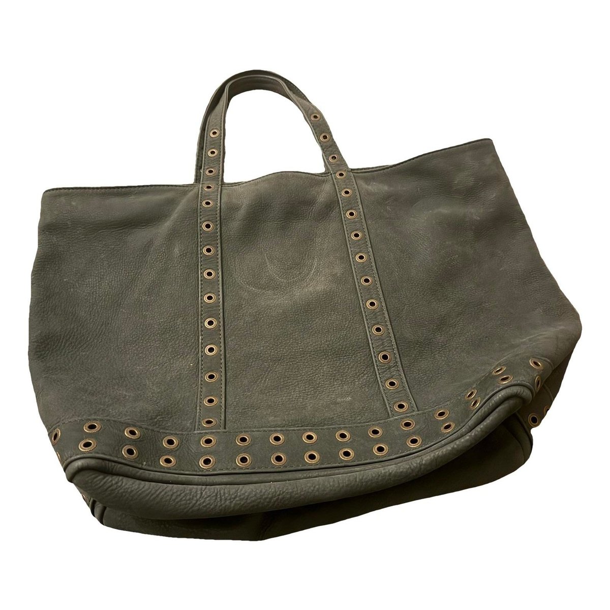 Cabas leather tote