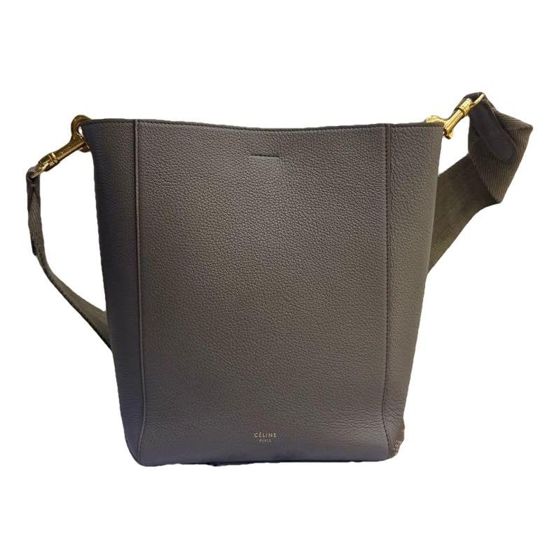 Seau Sangle leather handbag