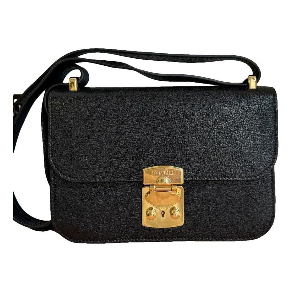 Miu Confidential leather handbag