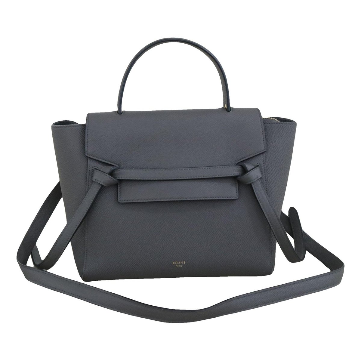 Belt leather handbag