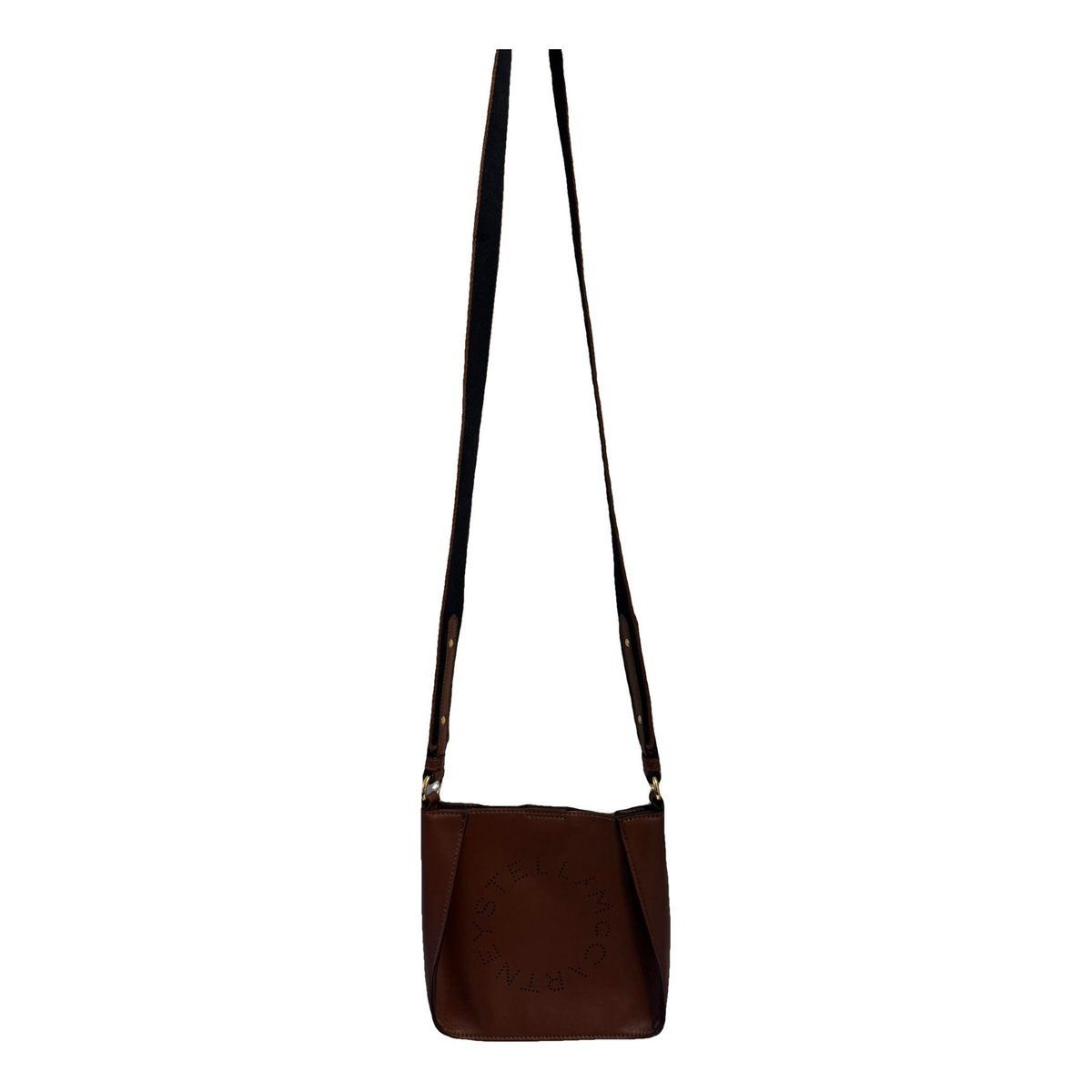 Logo leather handbag