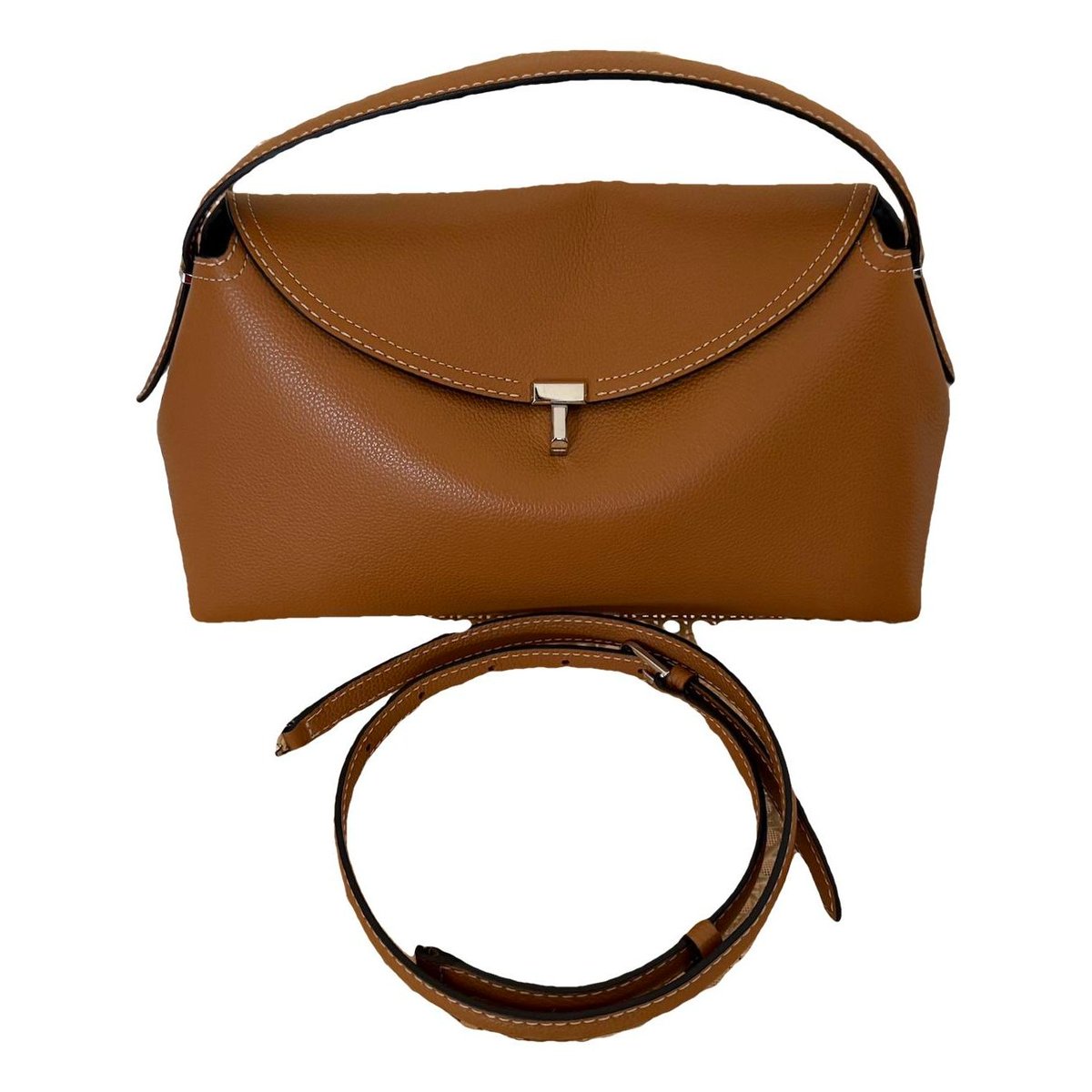 T-Lock leather handbag