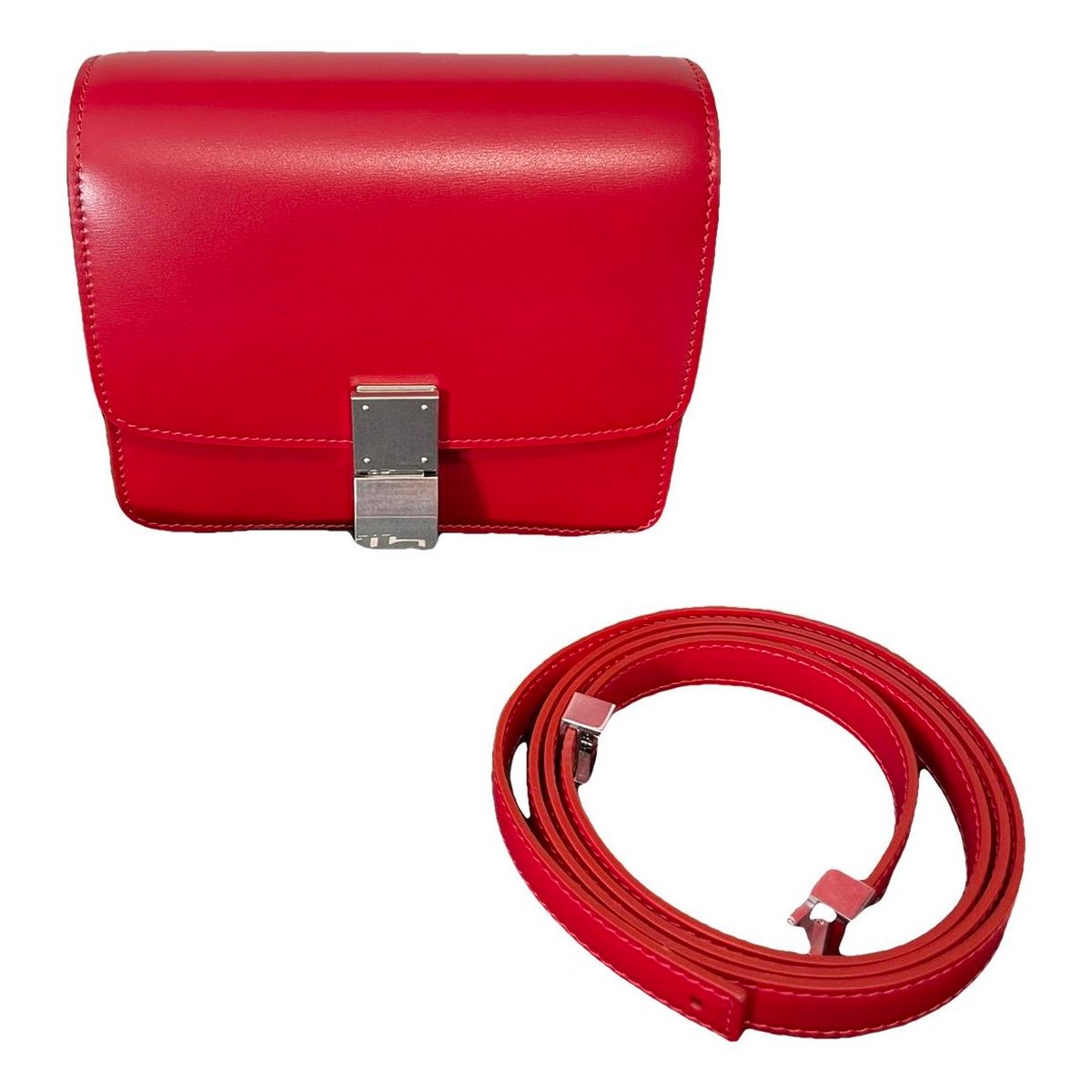 Classic leather crossbody bag