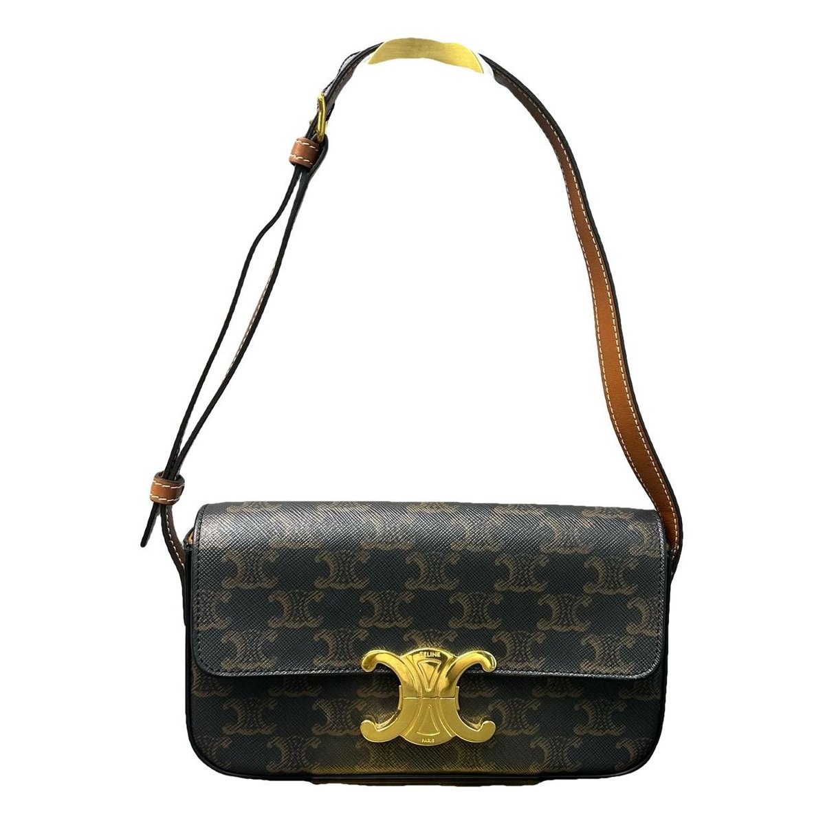Triomphe Long leather handbag