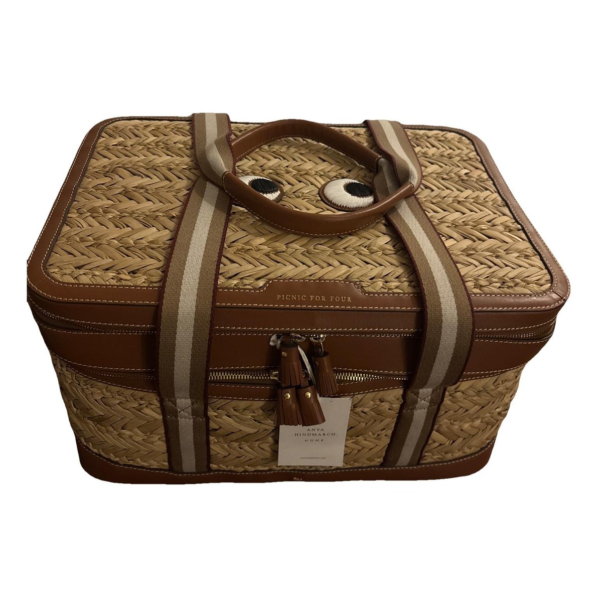 Leather travel bag