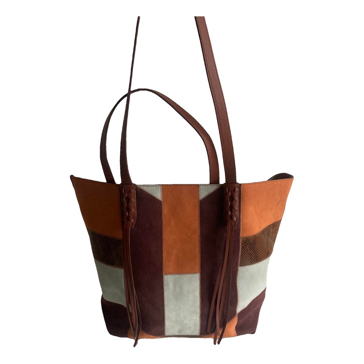 Cabas leather tote