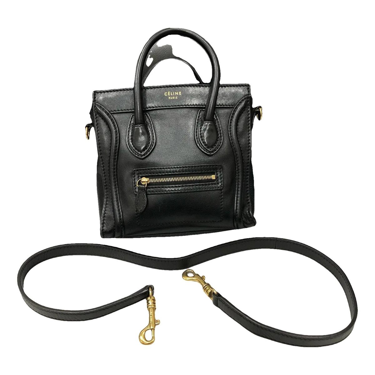 Nano Luggage leather handbag
