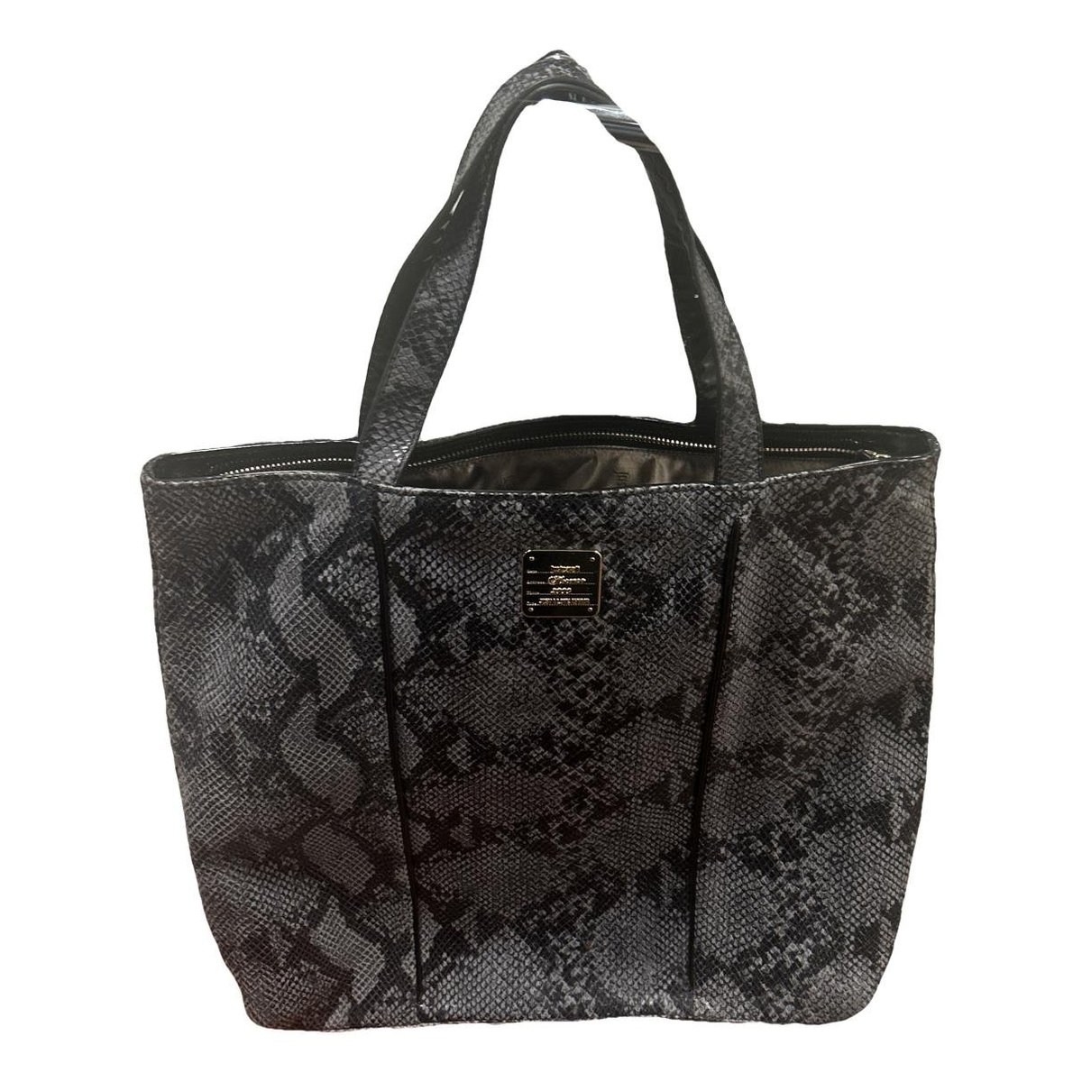 Leather tote