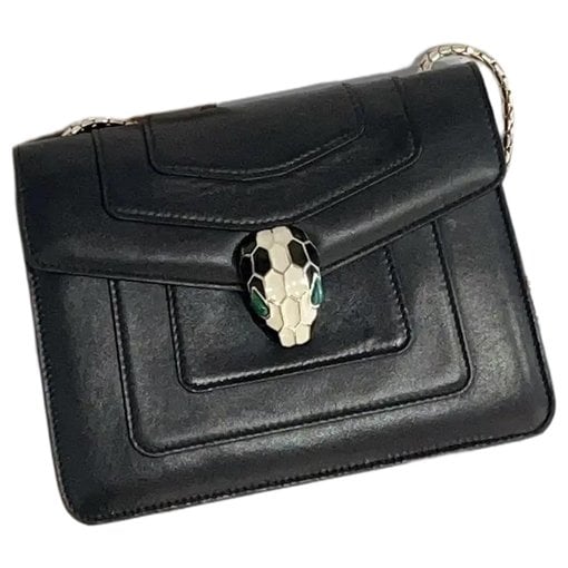 Serpenti leather handbag