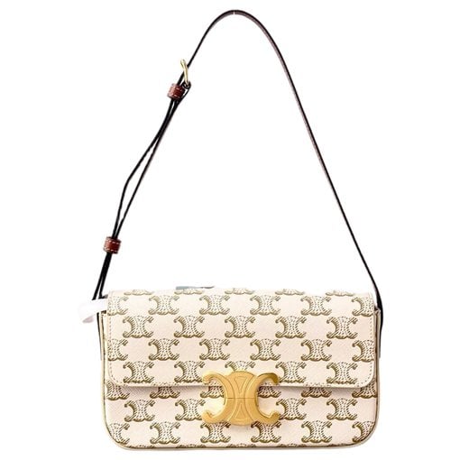 Triomphe leather handbag