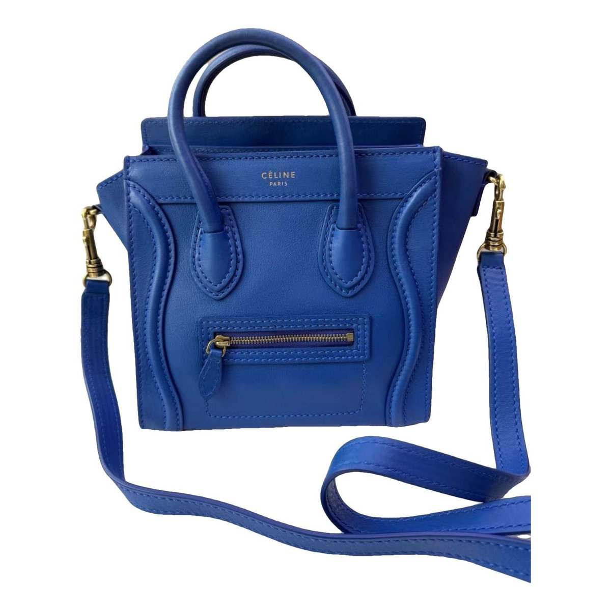 Nano Luggage leather handbag