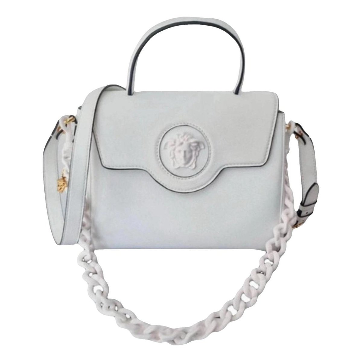 La Medusa leather handbag