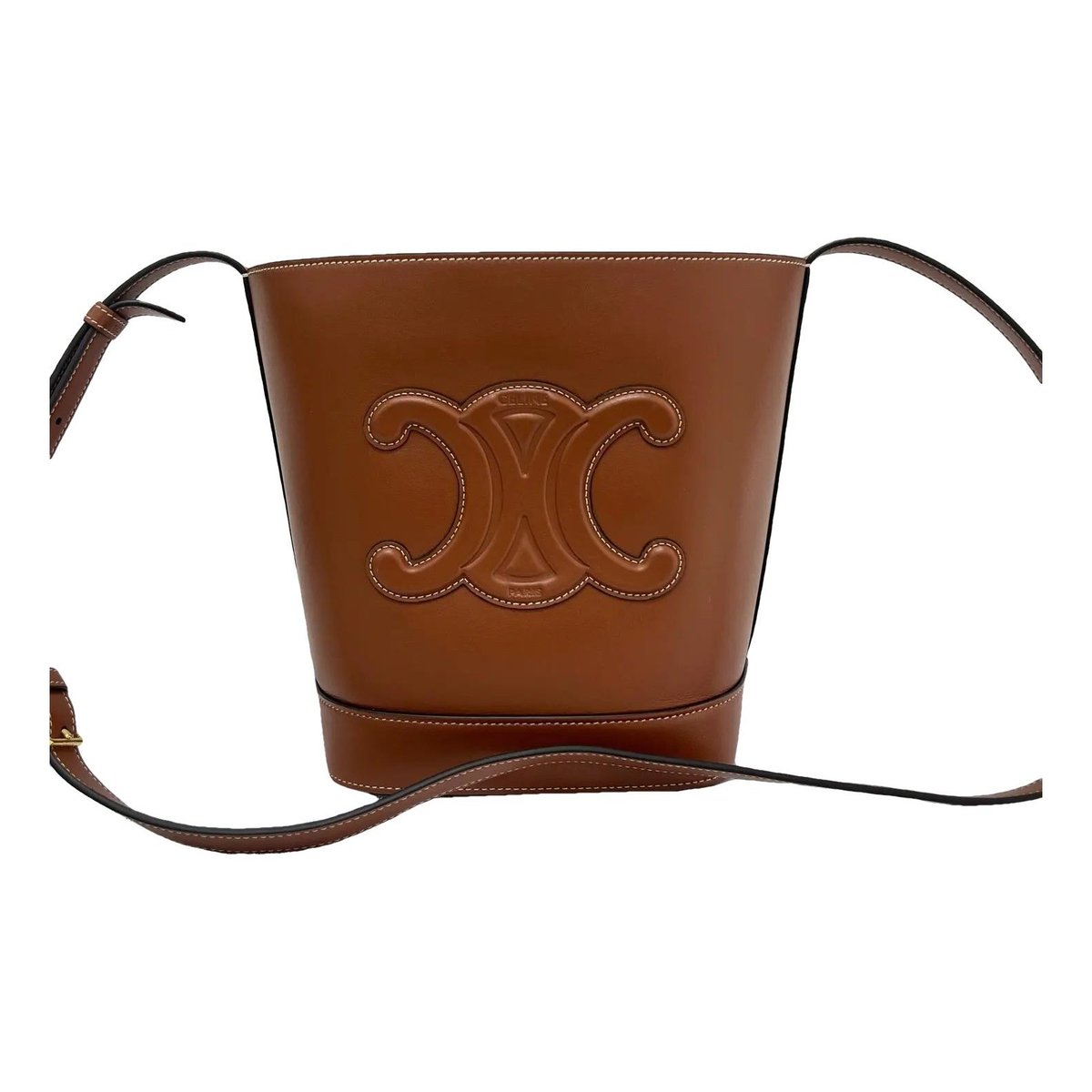 Triomphe leather crossbody bag