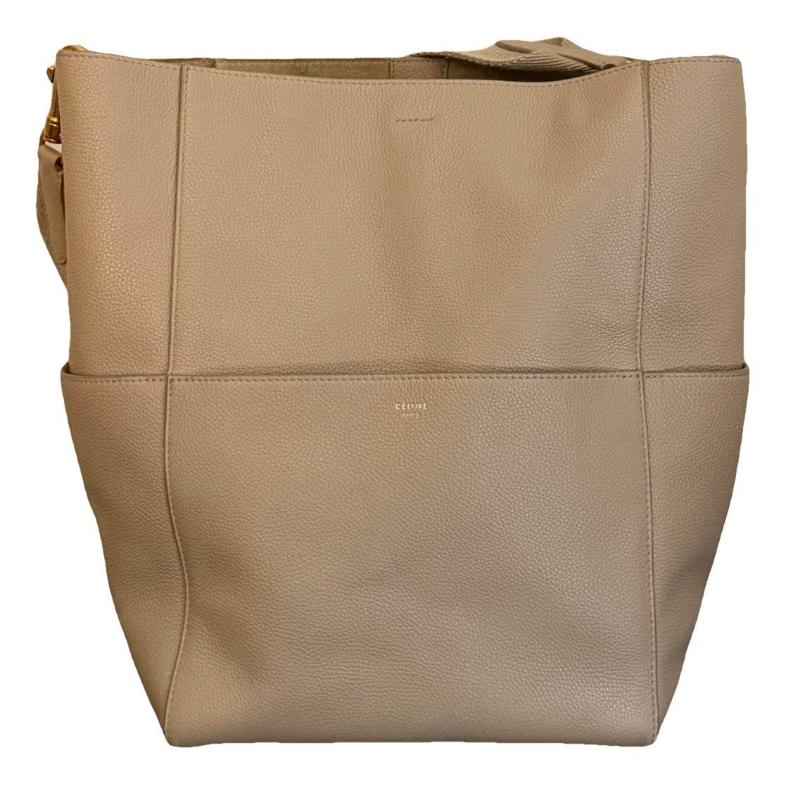 Seau Sangle leather tote
