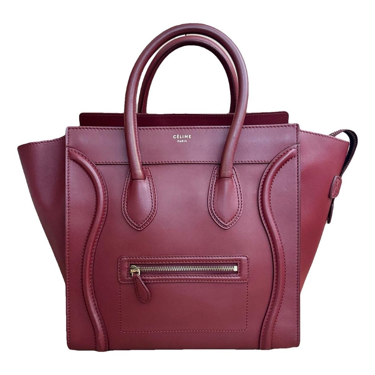 Luggage leather handbag