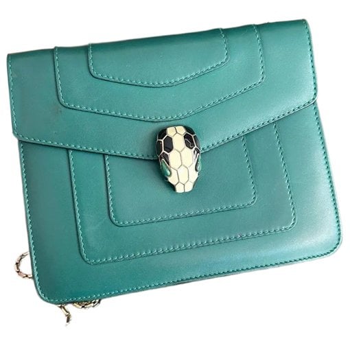Serpenti leather handbag