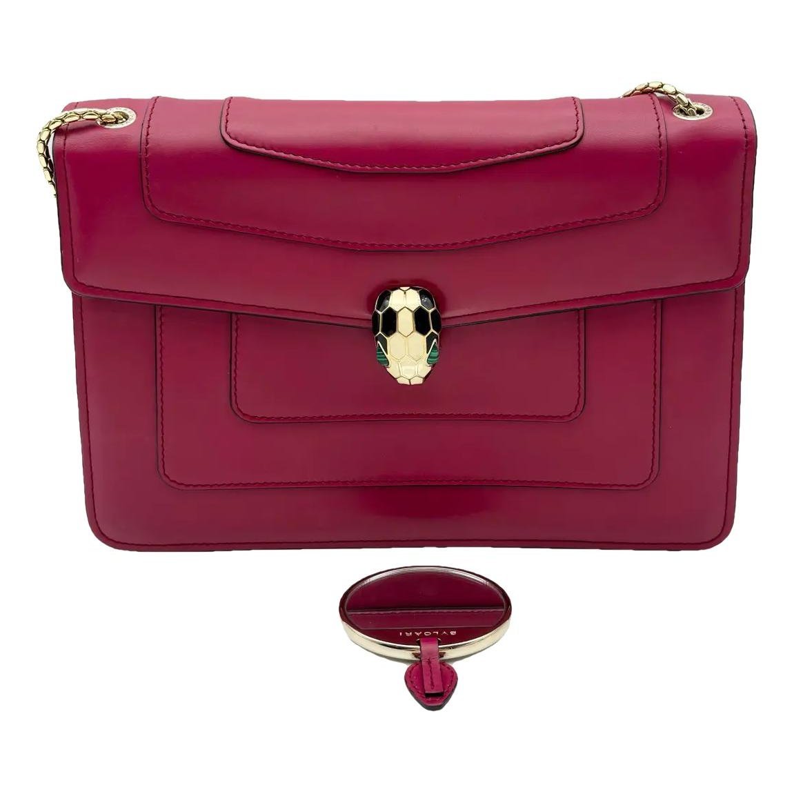 Serpenti leather crossbody bag