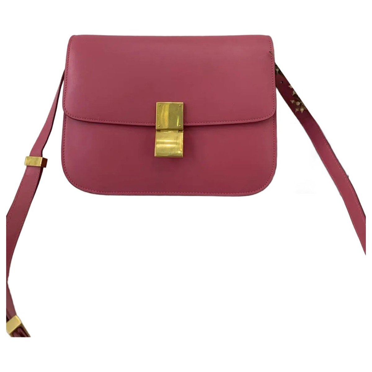 Classic leather crossbody bag
