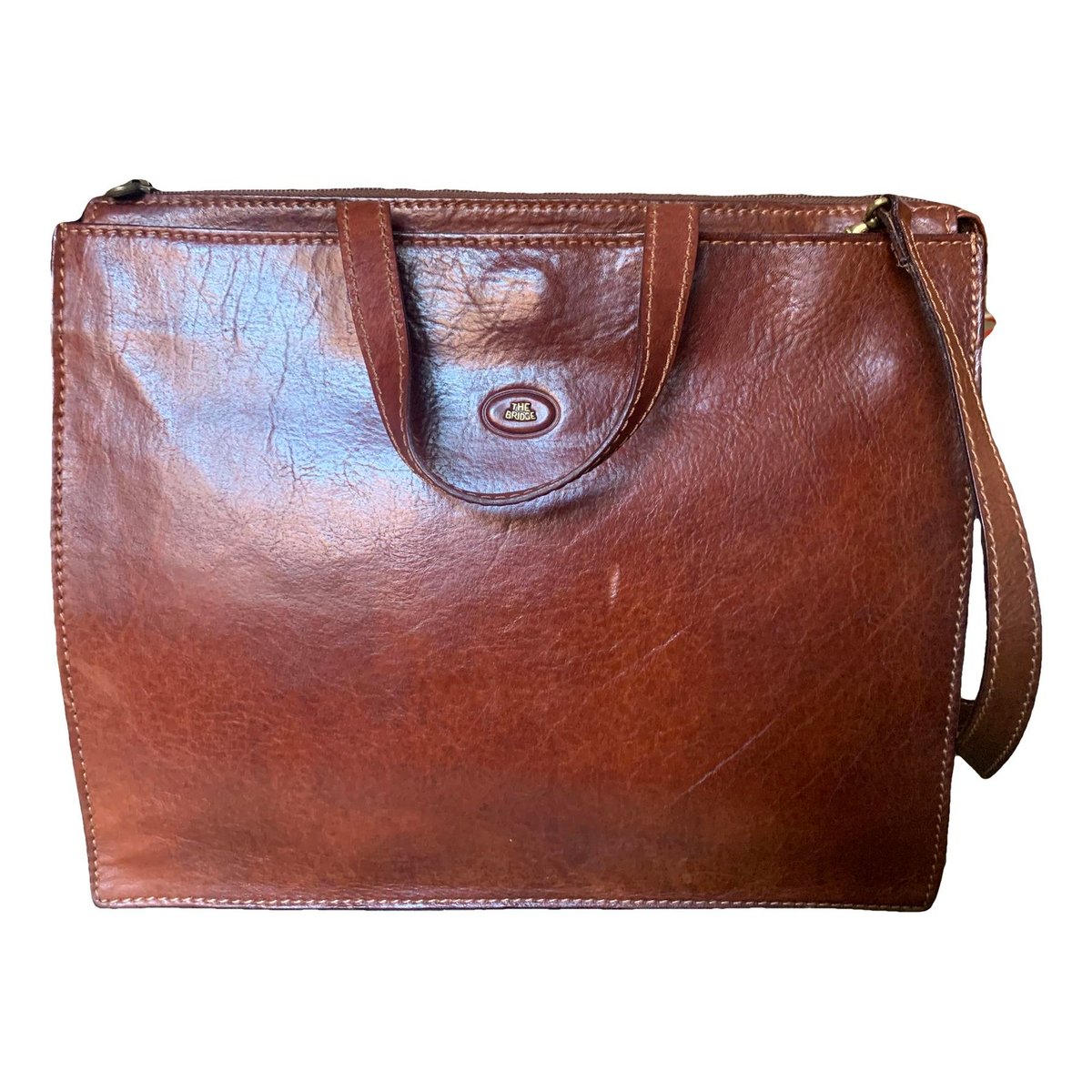 Leather satchel
