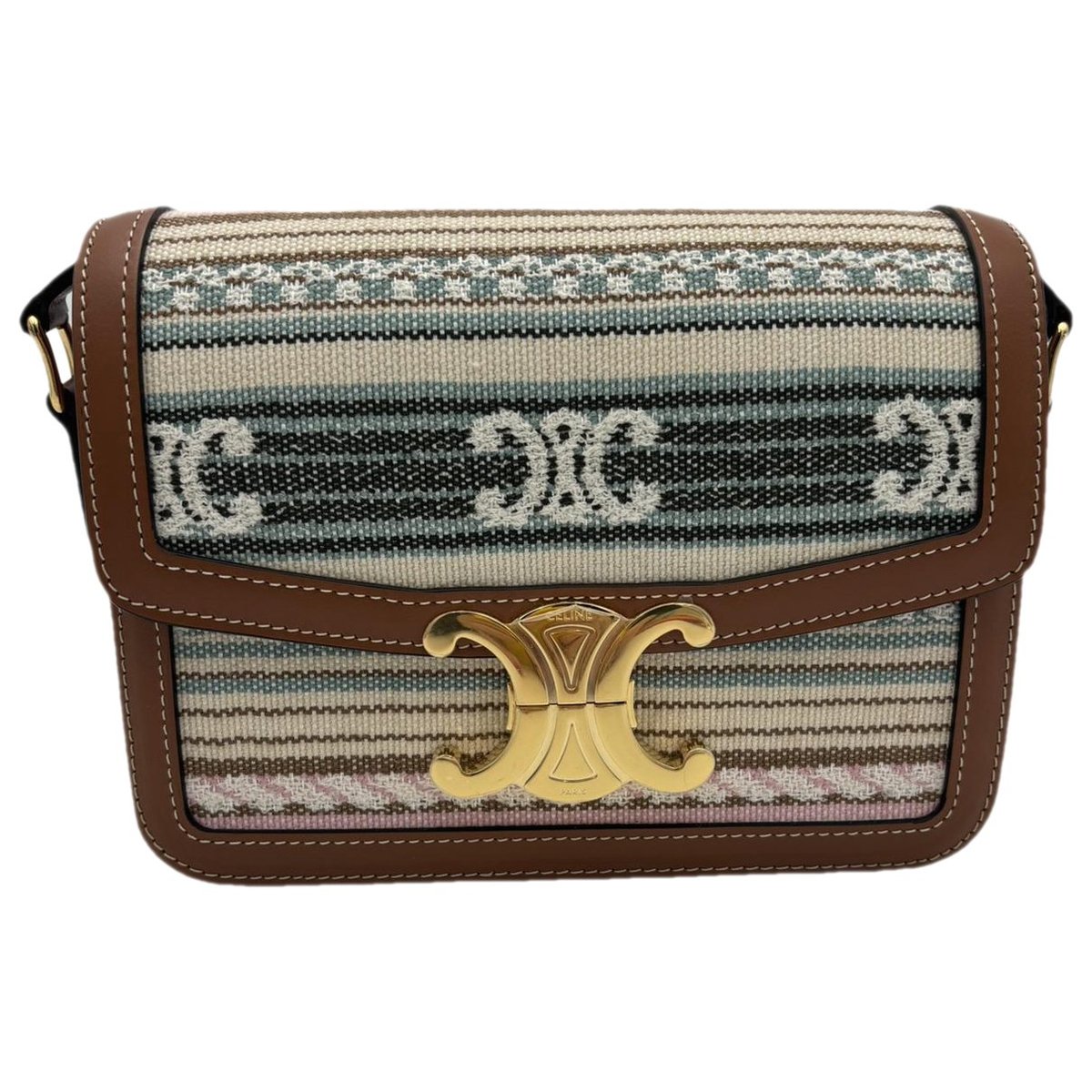 Triomphe cloth handbag