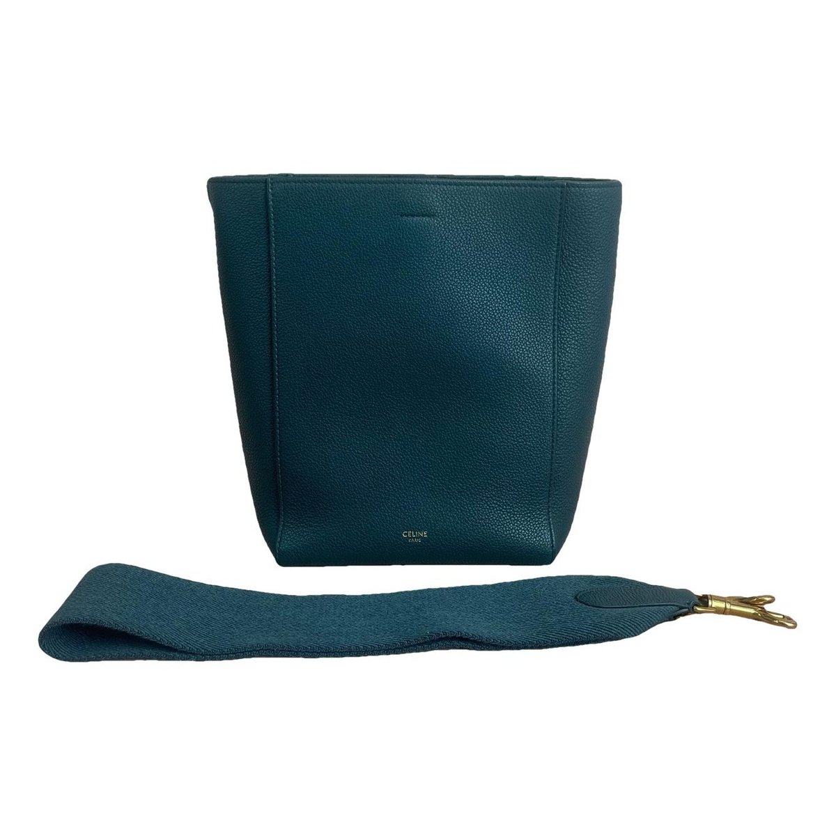 Seau Sangle leather handbag