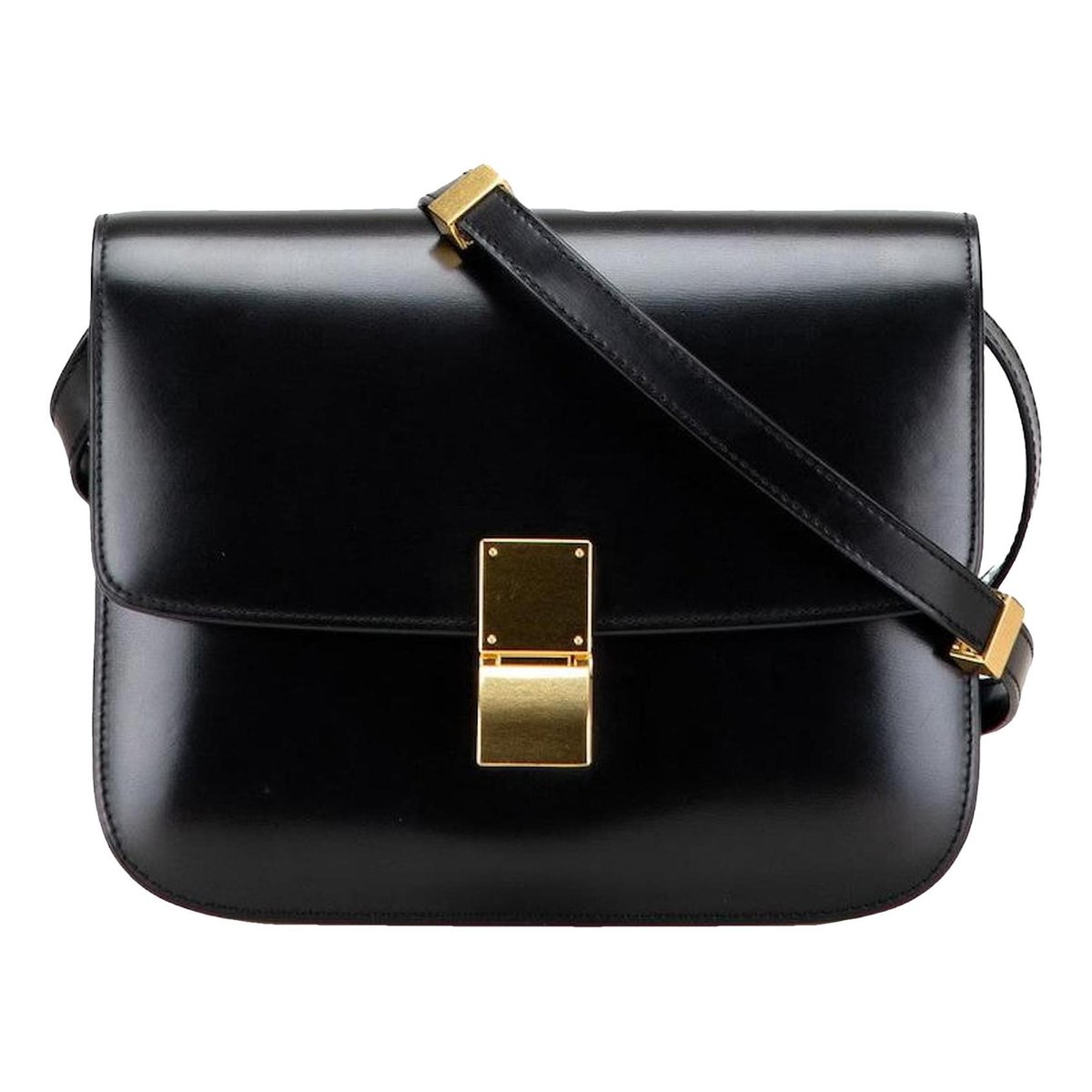 Classic leather crossbody bag