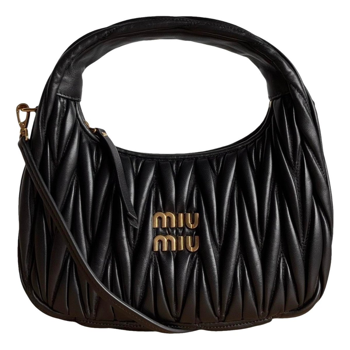 Miu Wander leather handbag