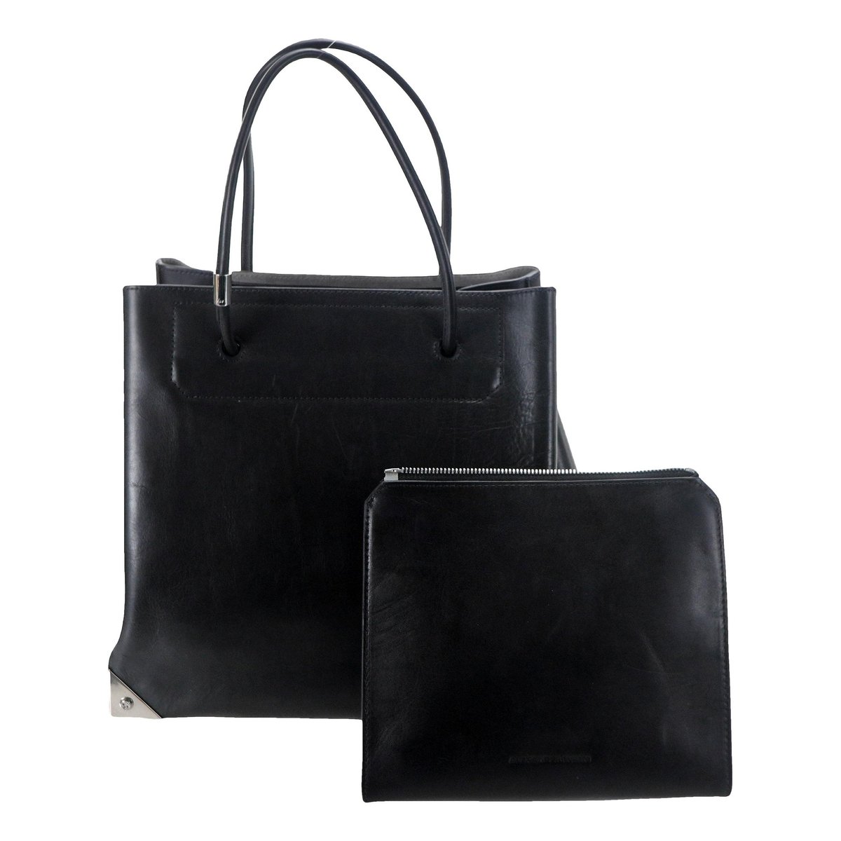 Leather handbag