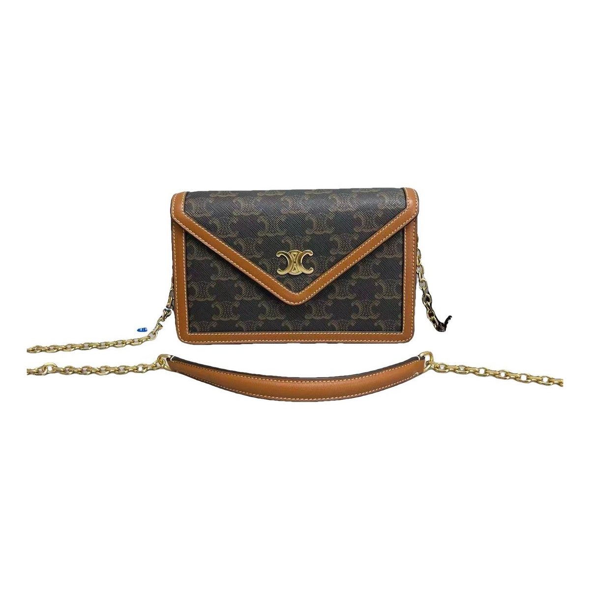 Triomphe vinyl handbag