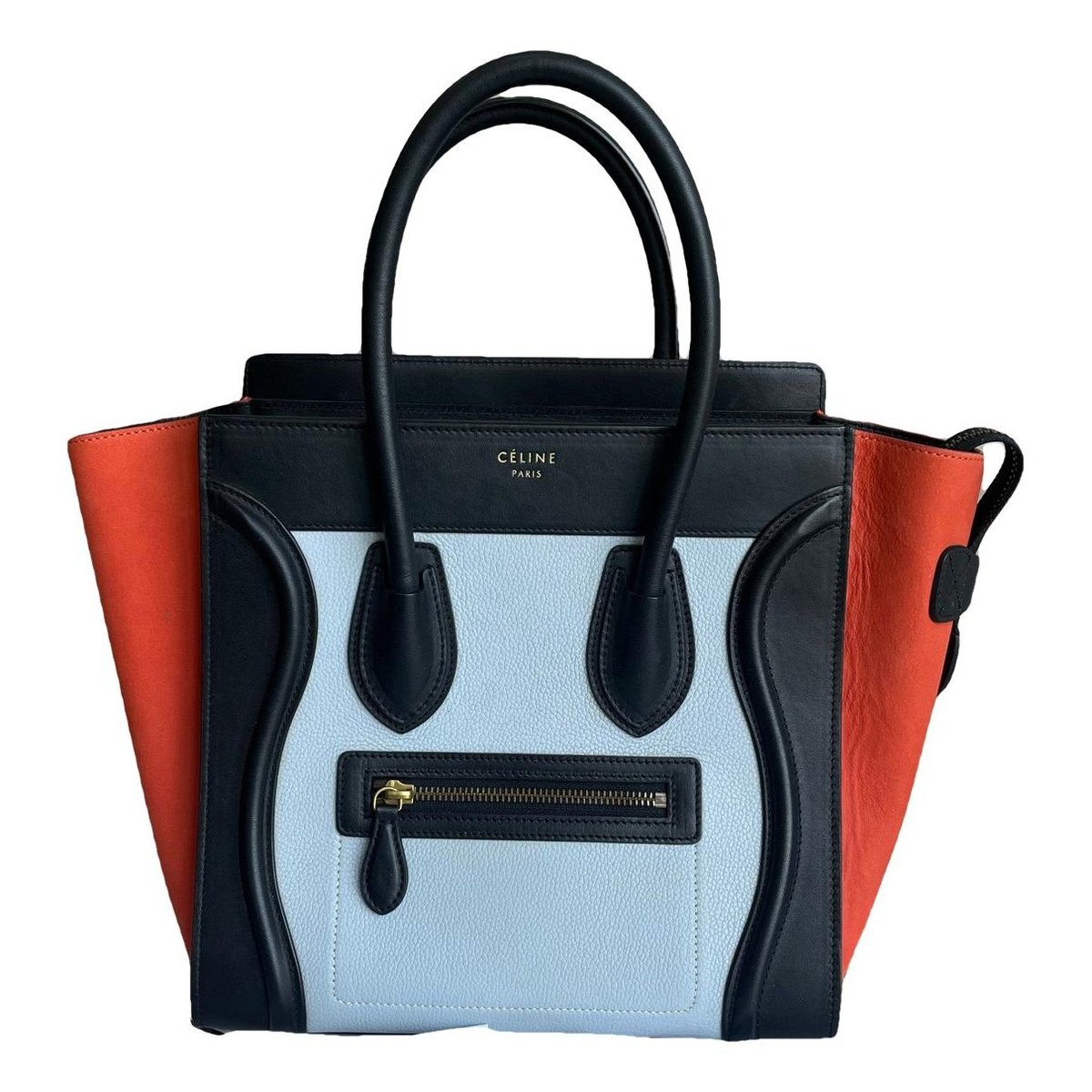 Luggage leather handbag
