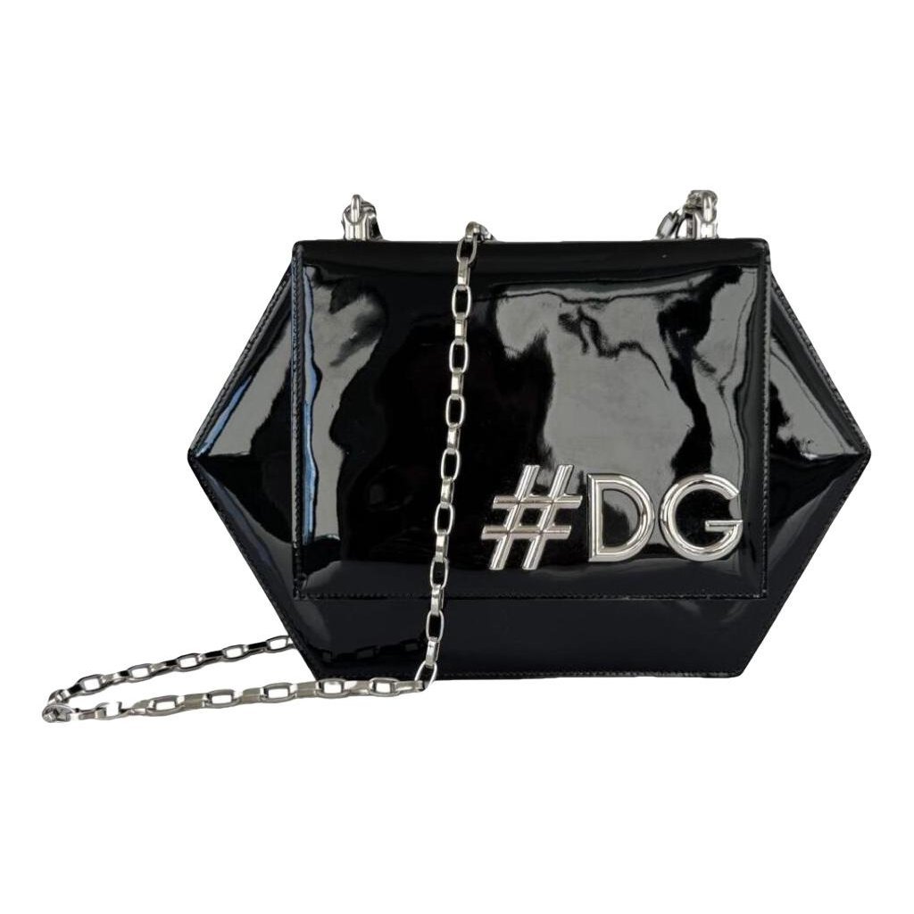 Patent leather handbag