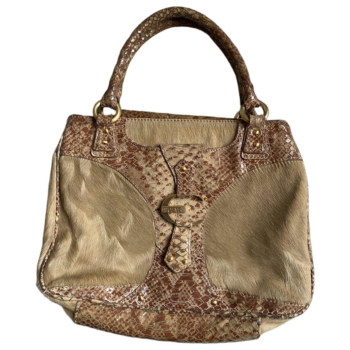 Patent leather handbag