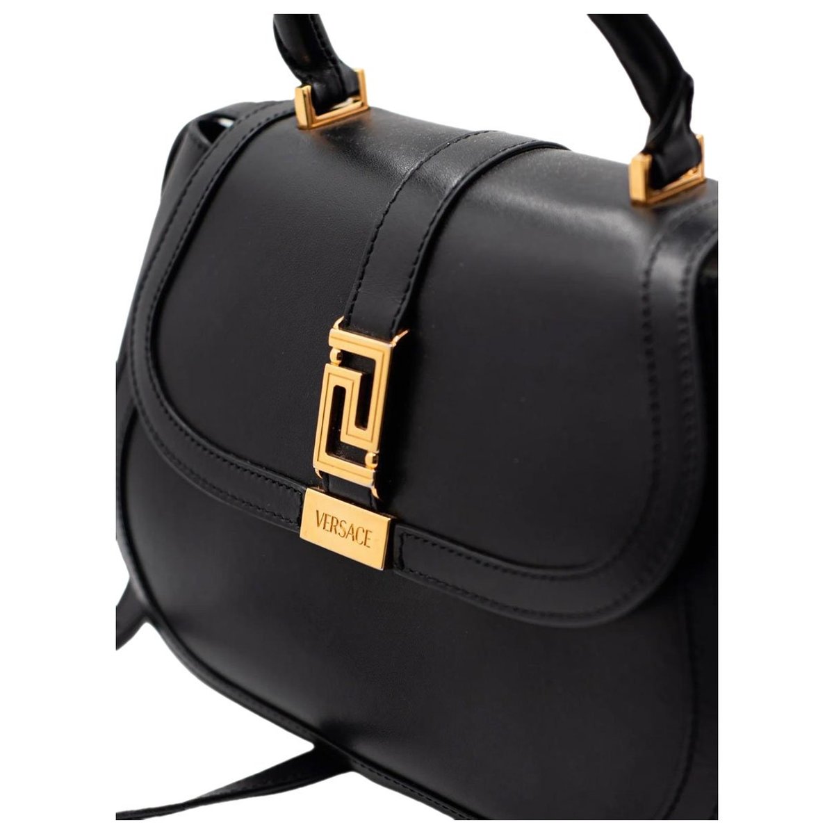 Greca Goddess leather handbag