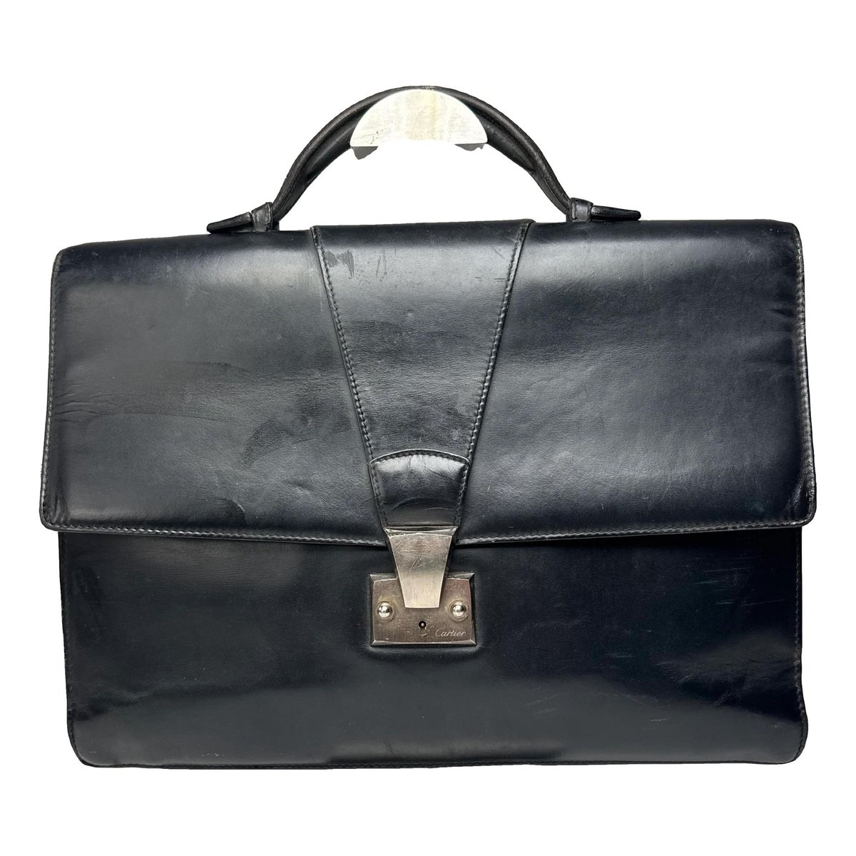 C leather satchel