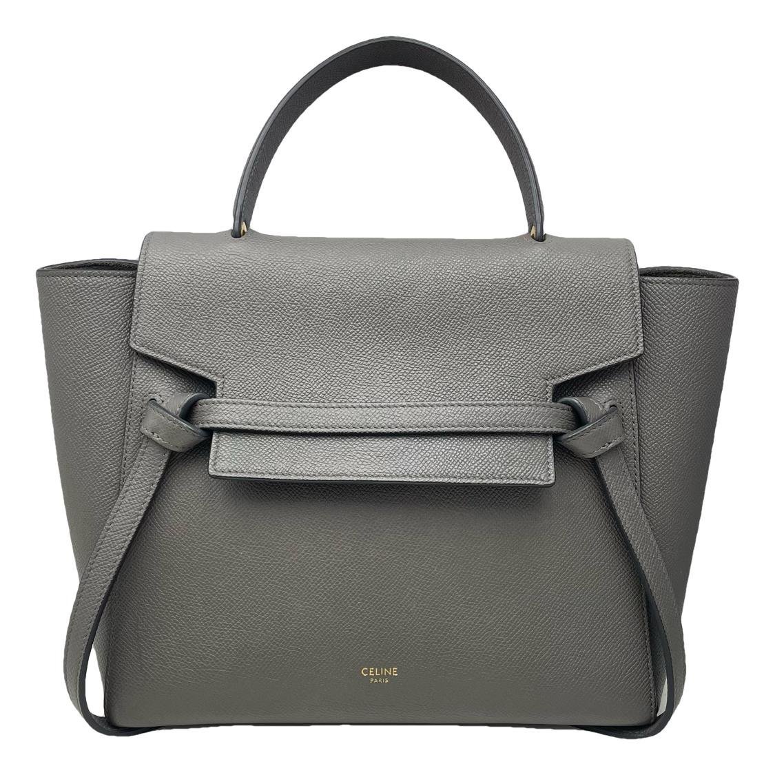 Belt leather handbag