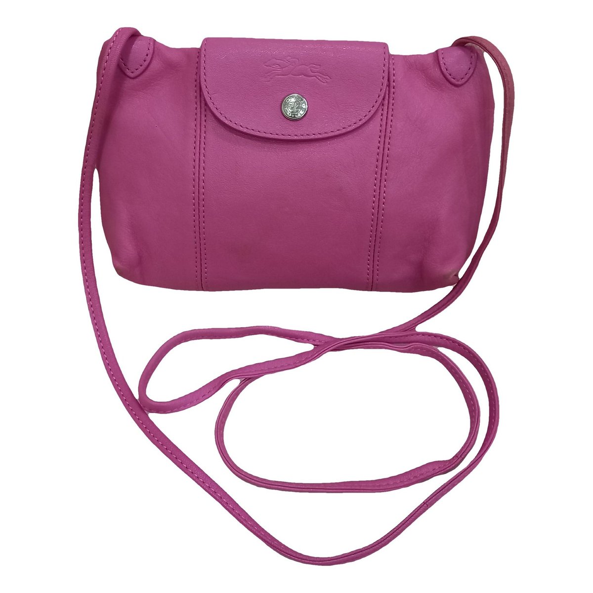 Pliage leather crossbody bag