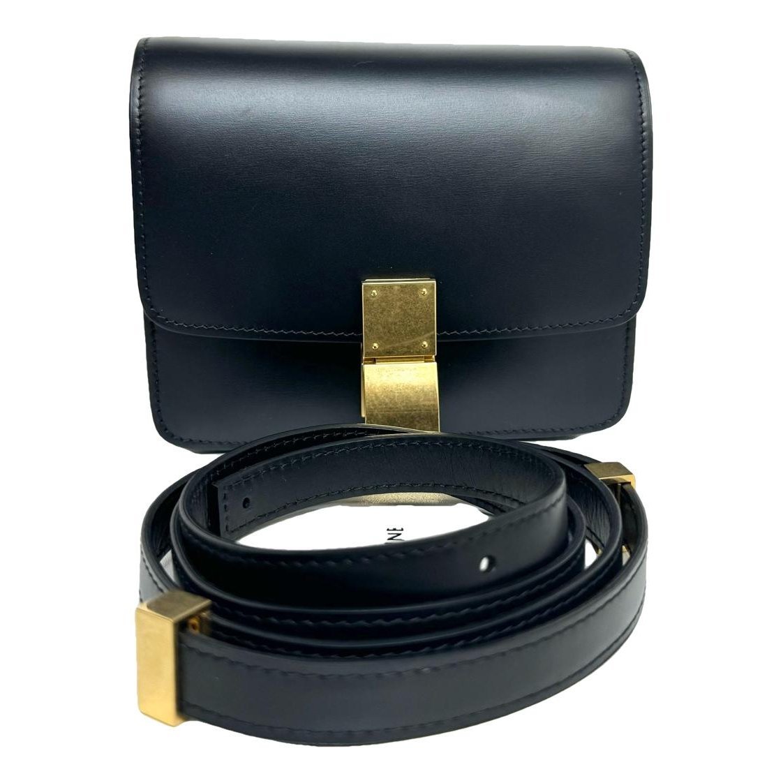 Classic leather crossbody bag