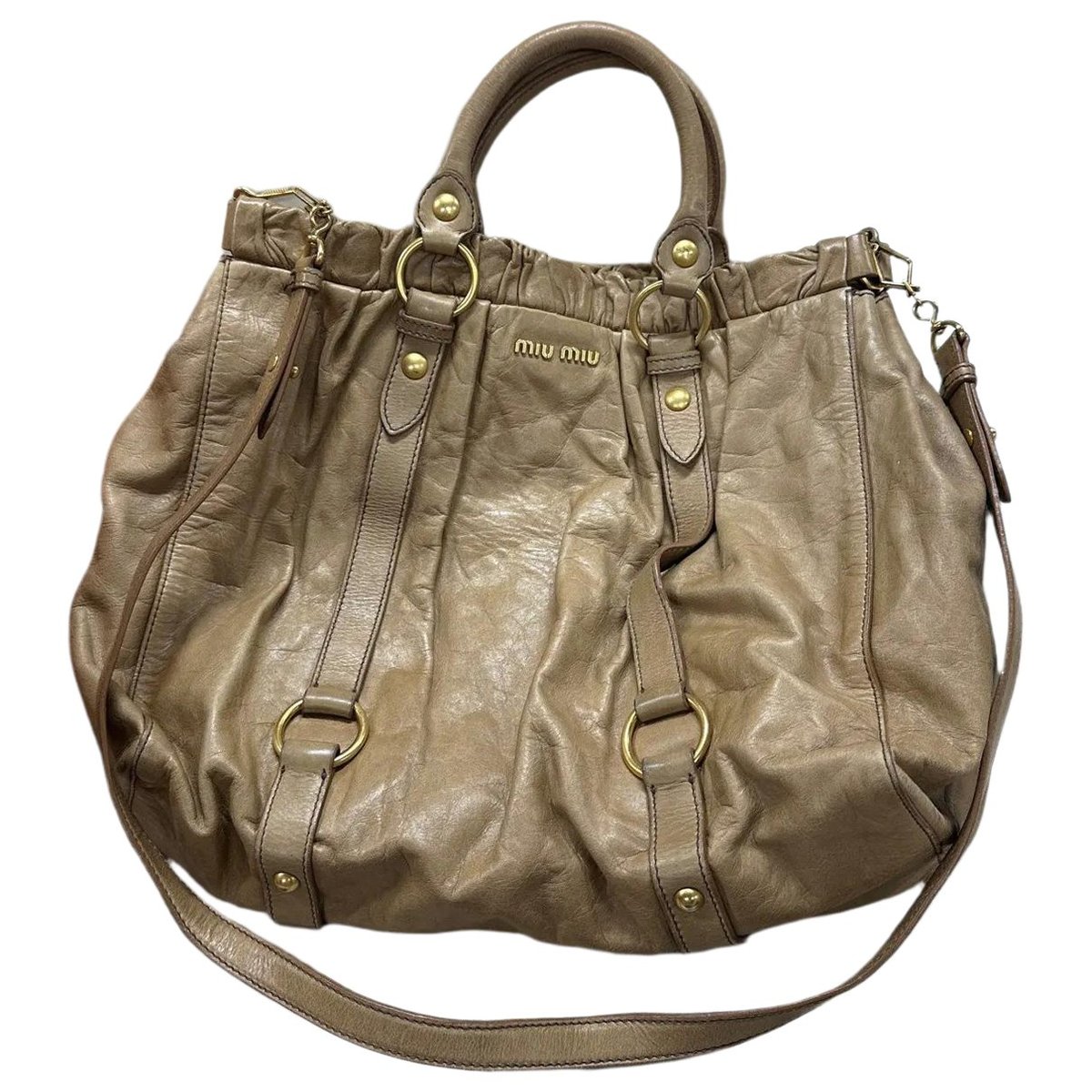 Vitello leather crossbody bag
