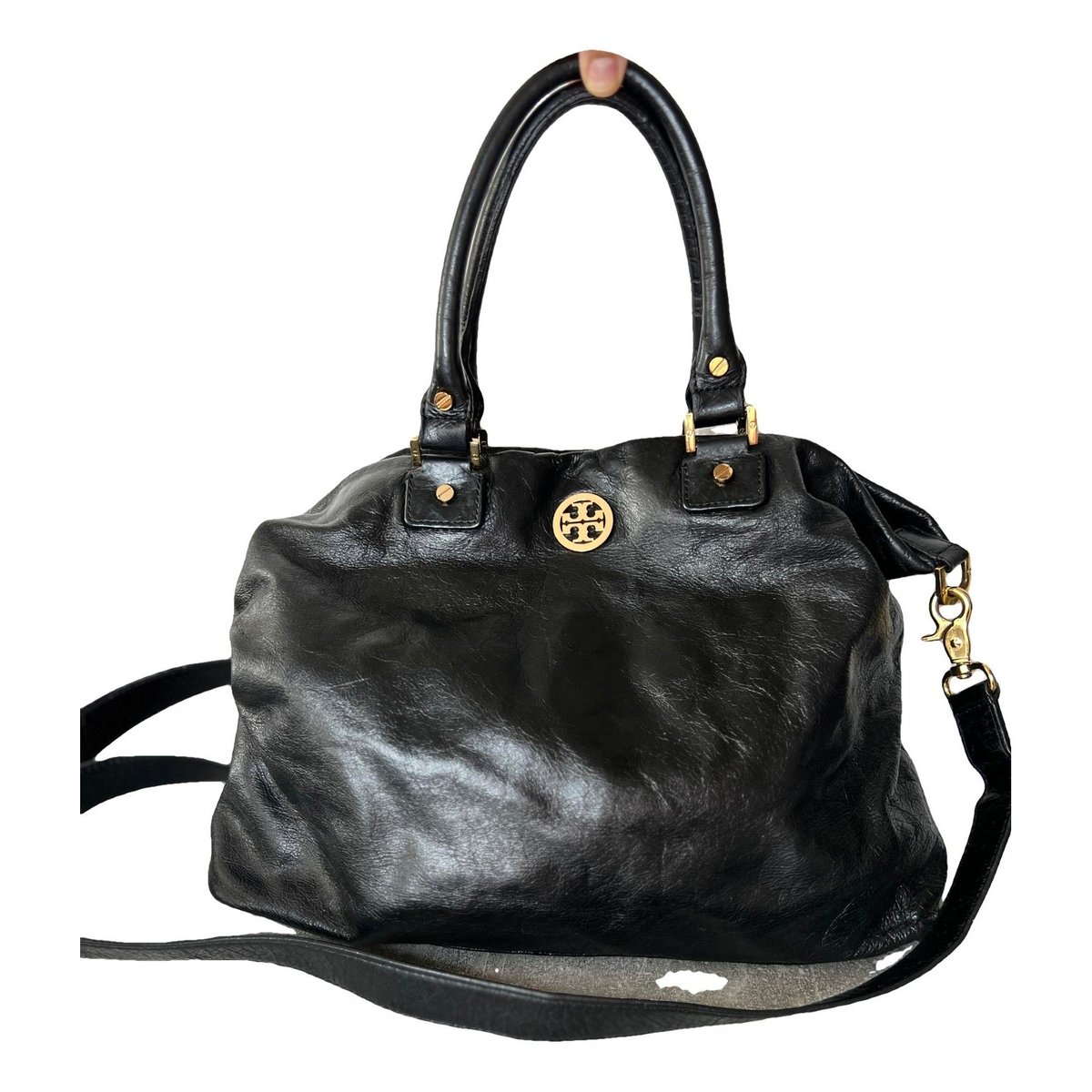 Leather crossbody bag